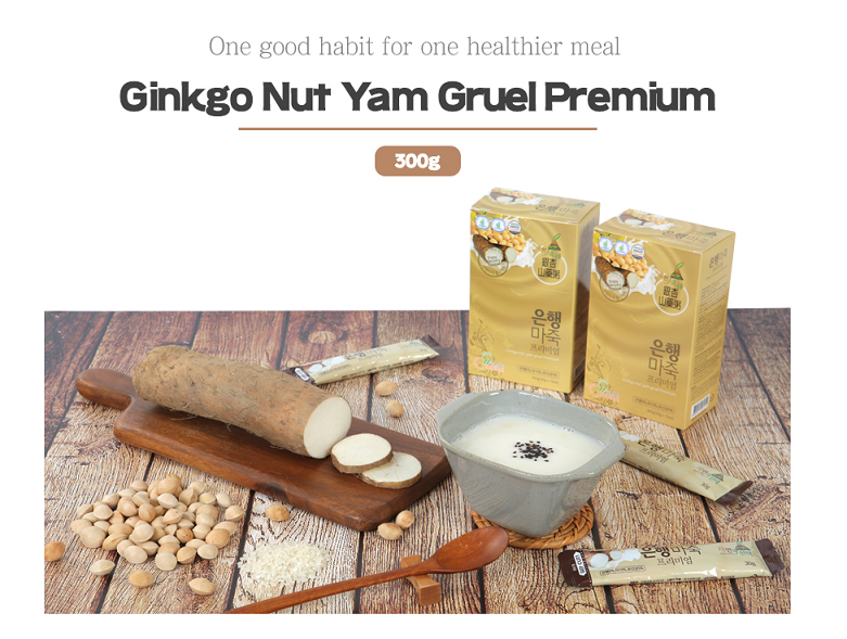 【NATURE'S CHOICE】韓國大熱N-Choice 自然選擇 銀杏山藥粥 300克 (30克 x 10包) [有效日期: 2023.06.12]