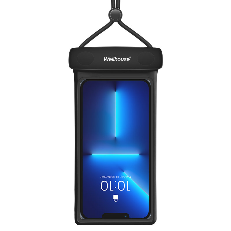 棉質頸繩立體手機防水袋 (全品牌通用款)