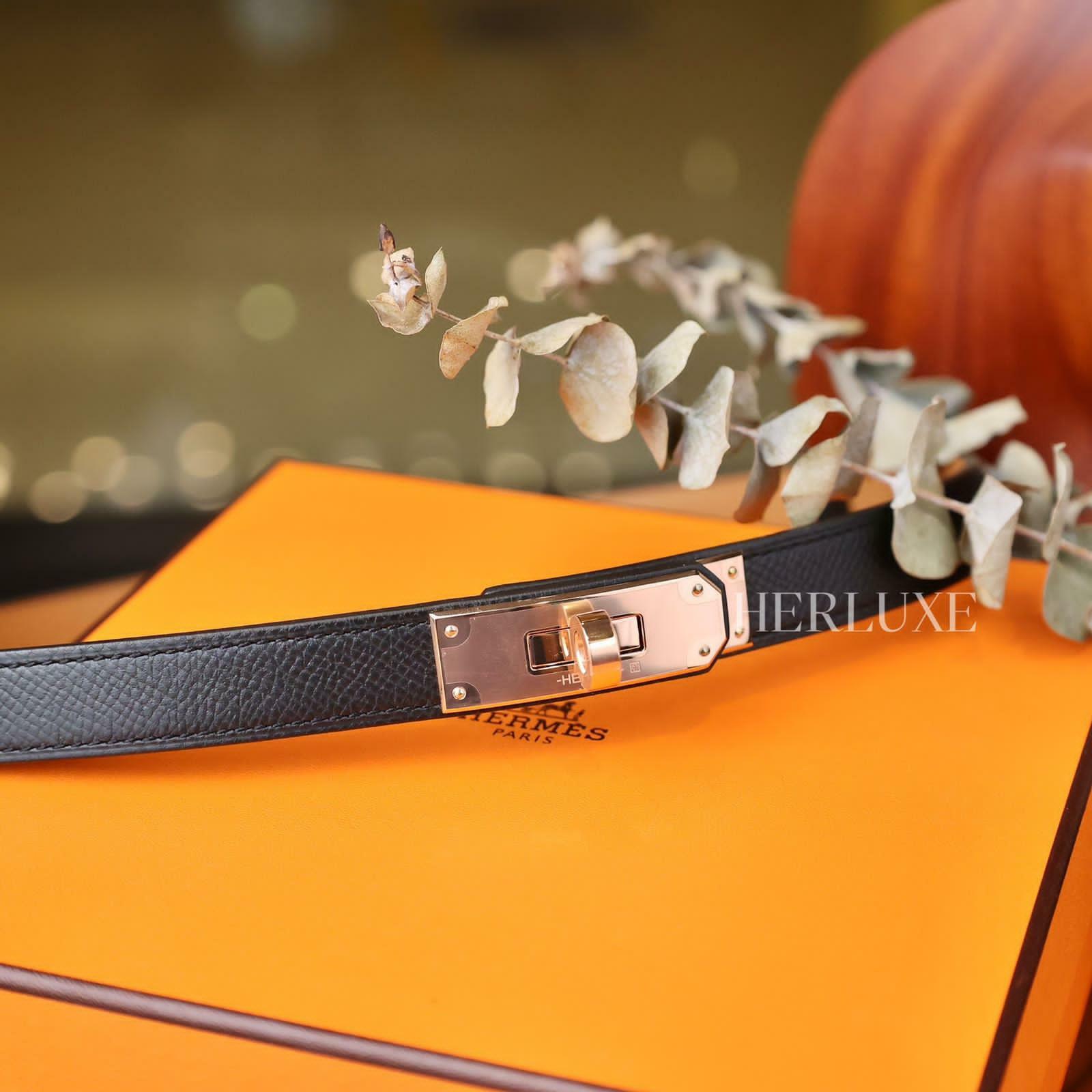 Kelly belt 89 noir epsom CD