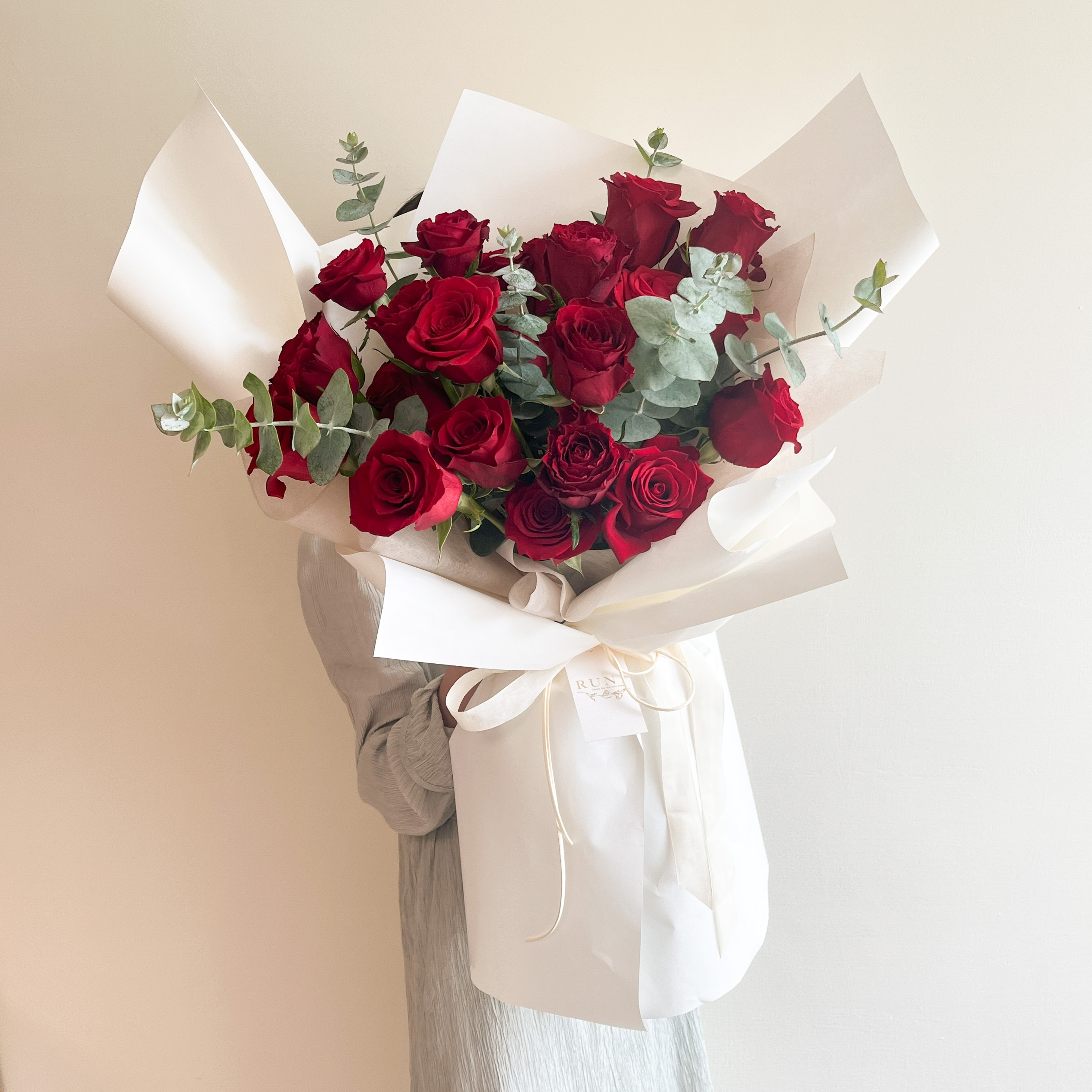 純玫瑰花束-20朵紅玫瑰花束
