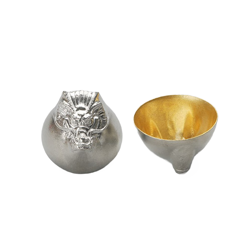 【能作 Nousaku】【金箔純錫】【龍】【辰】【12生肖造型酒杯】【日本富山縣】