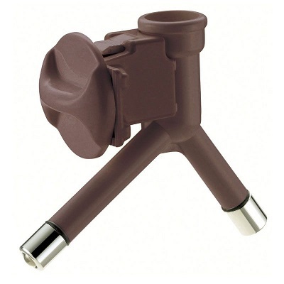 Richell 高品質水瓶咀 - 孖咀(啡色) / (白色)