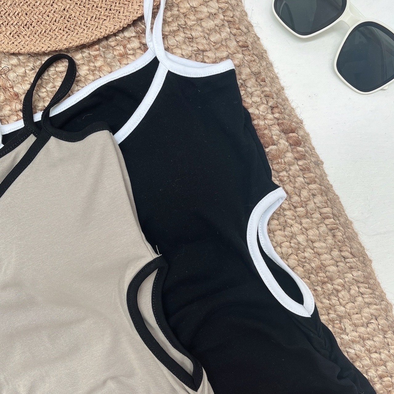 運動風挖腰側抽繩洋裝/兩色【C02271903】