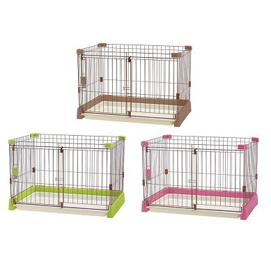 Richell 簡易清潔寵物籠 90 x 62 x 60H (cm)  (啡色) / (粉紅色) / (綠色)