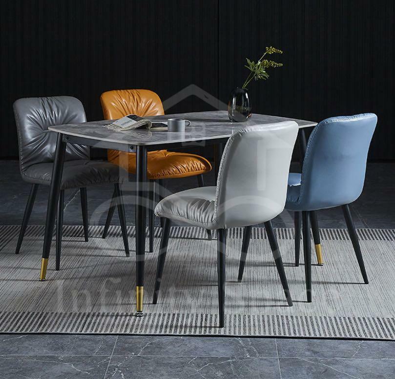 D3207 時尚仿皮餐椅