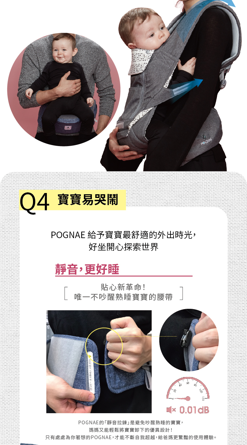 POGNAE No5 Plus Light輕量型機能揹帶-經典東京灰