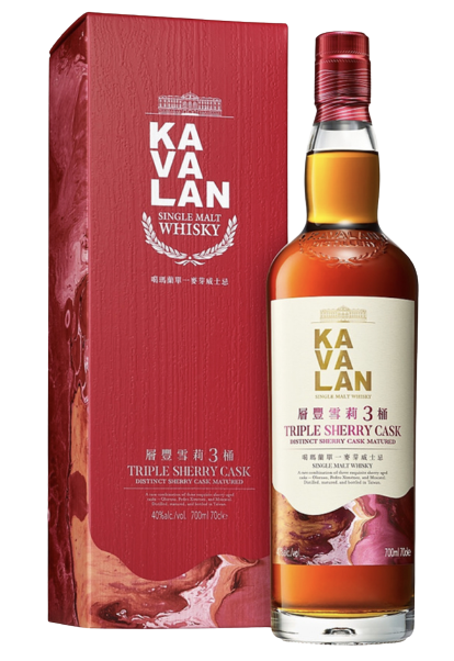 Kavalan Triple Sherry Cask 40% Single Malt Taiwan Whisky (70cl)