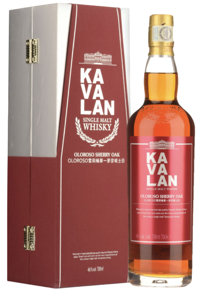 Kavalan Oloroso Sherry Oak 46% Single Malt Taiwan Whisky (70cl)