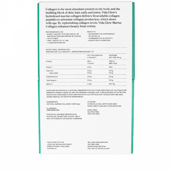 Vida Glow original 深海天然膠原蛋白粉30包*3g 原味
