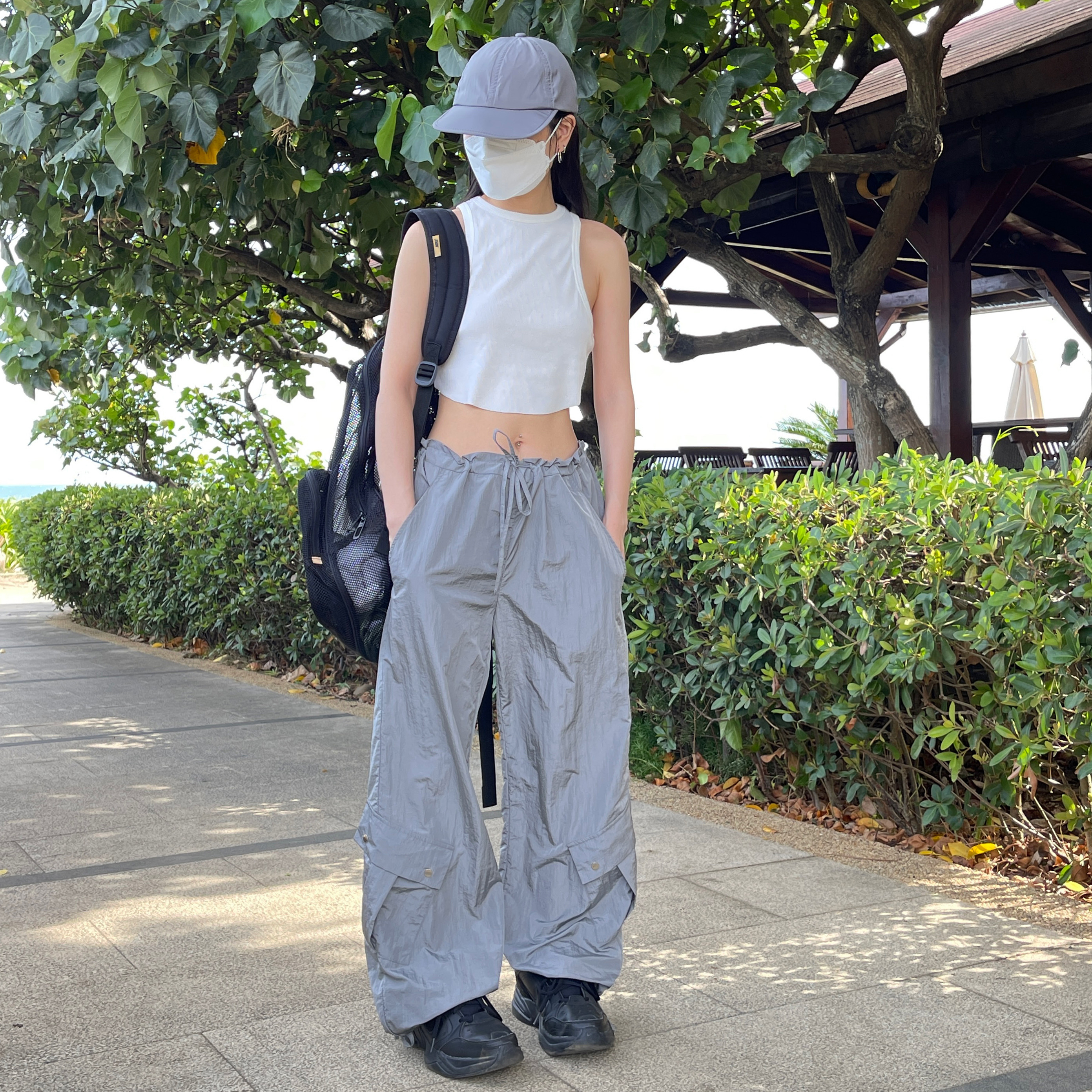 灰色工裝褲（-20%)