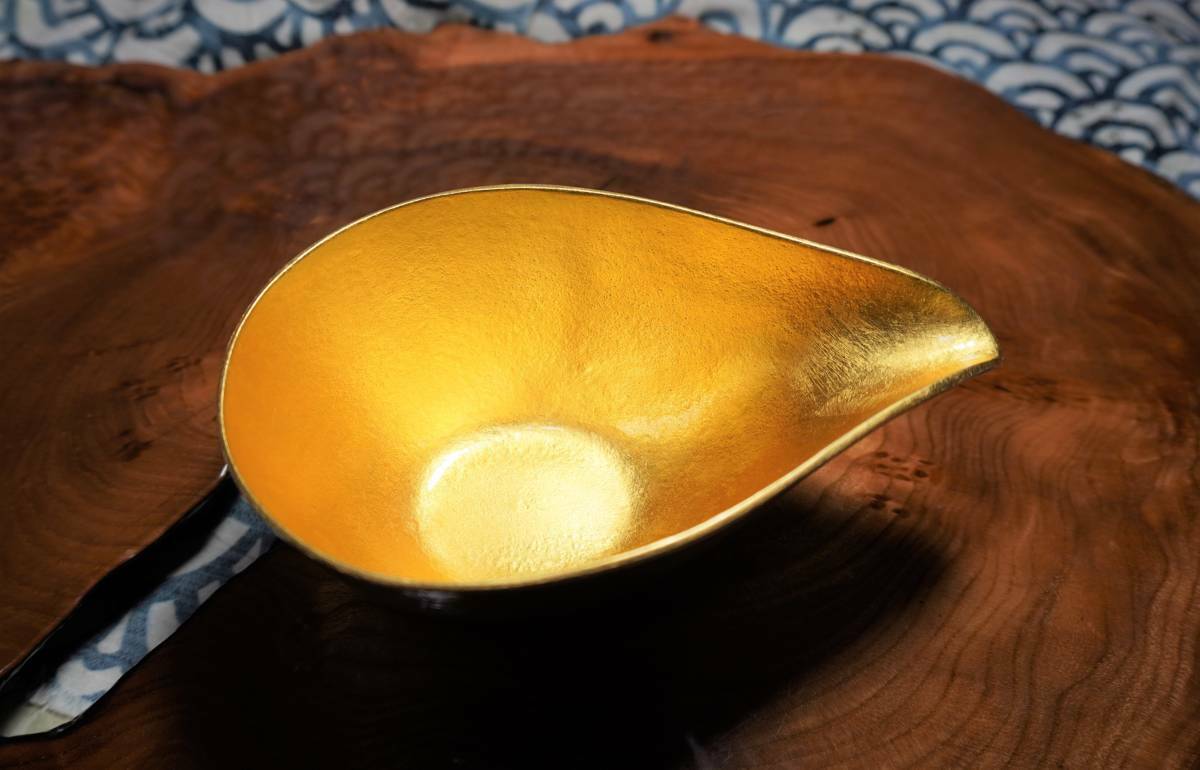 【能作 Nousaku】【金箔純錫】【Kataguchi】【片口-中】【日本富山縣】