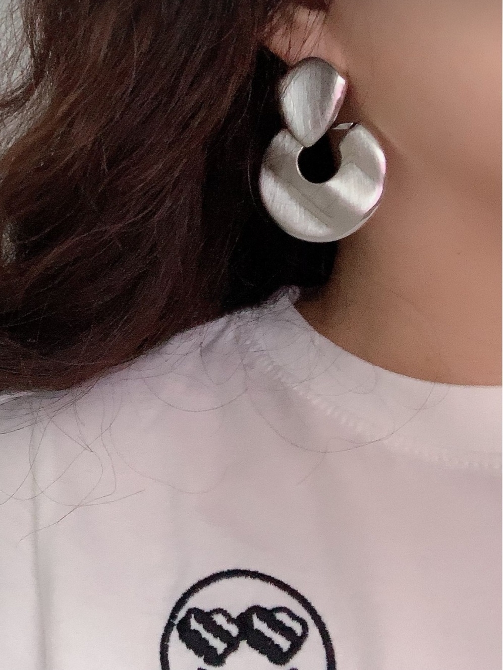韓國製🇰🇷BIAN EARRINGS E0002 (銀色/金色)