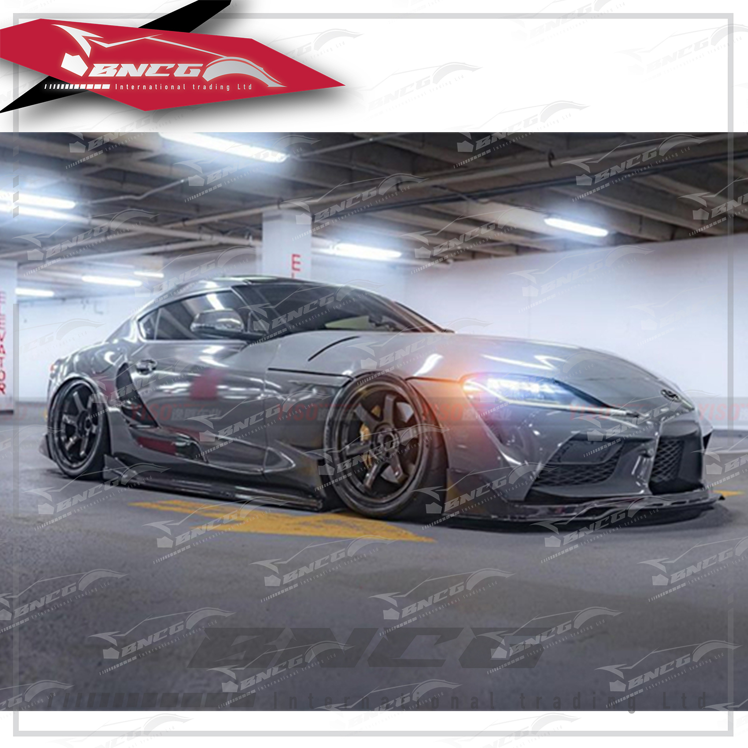 豐田 Toyota GR Supra A90 牛魔王 2019+年式 卡夢 乾碳纖維 空力套件 seibon款 前下巴 前導流