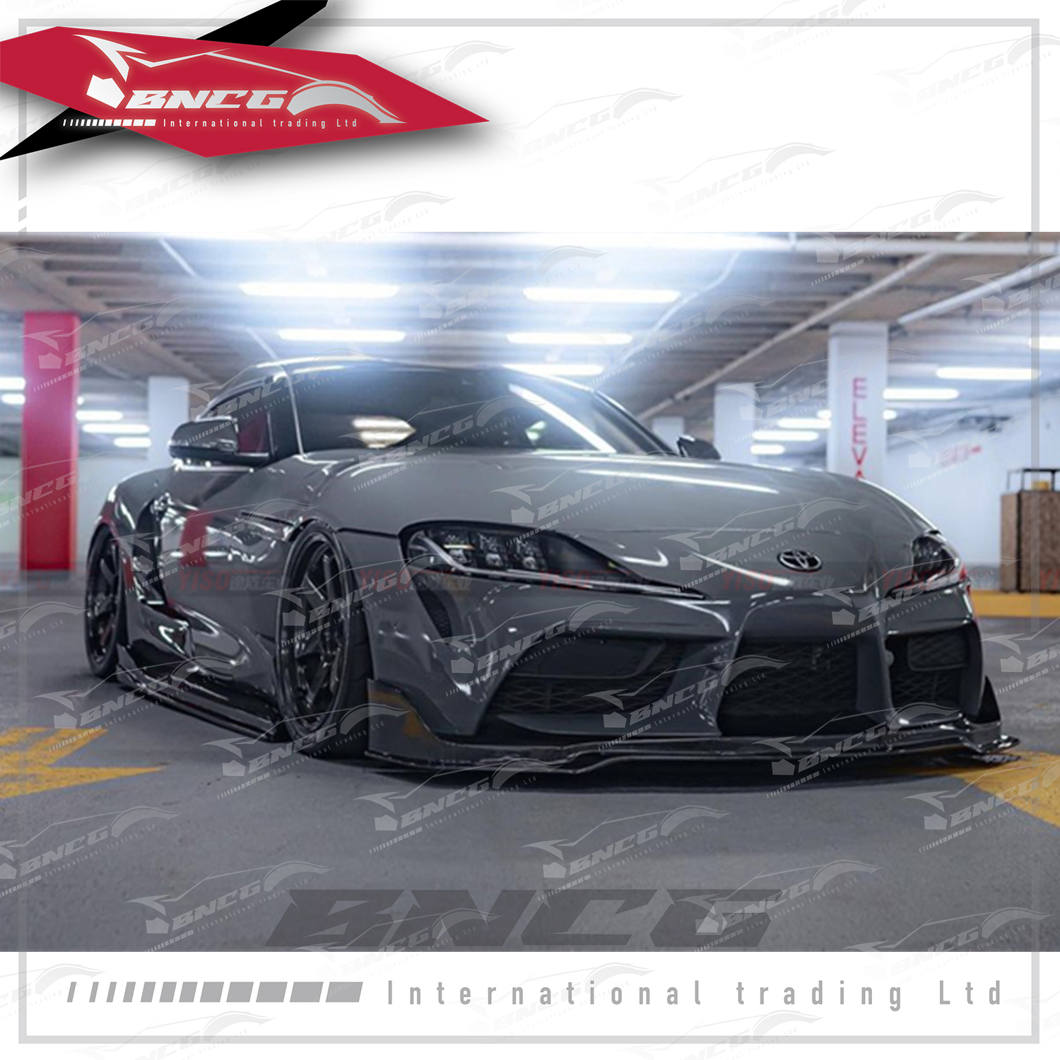 豐田 Toyota GR Supra A90 牛魔王 2019+年式 卡夢 乾碳纖維 空力套件 seibon款 前下巴 前導流