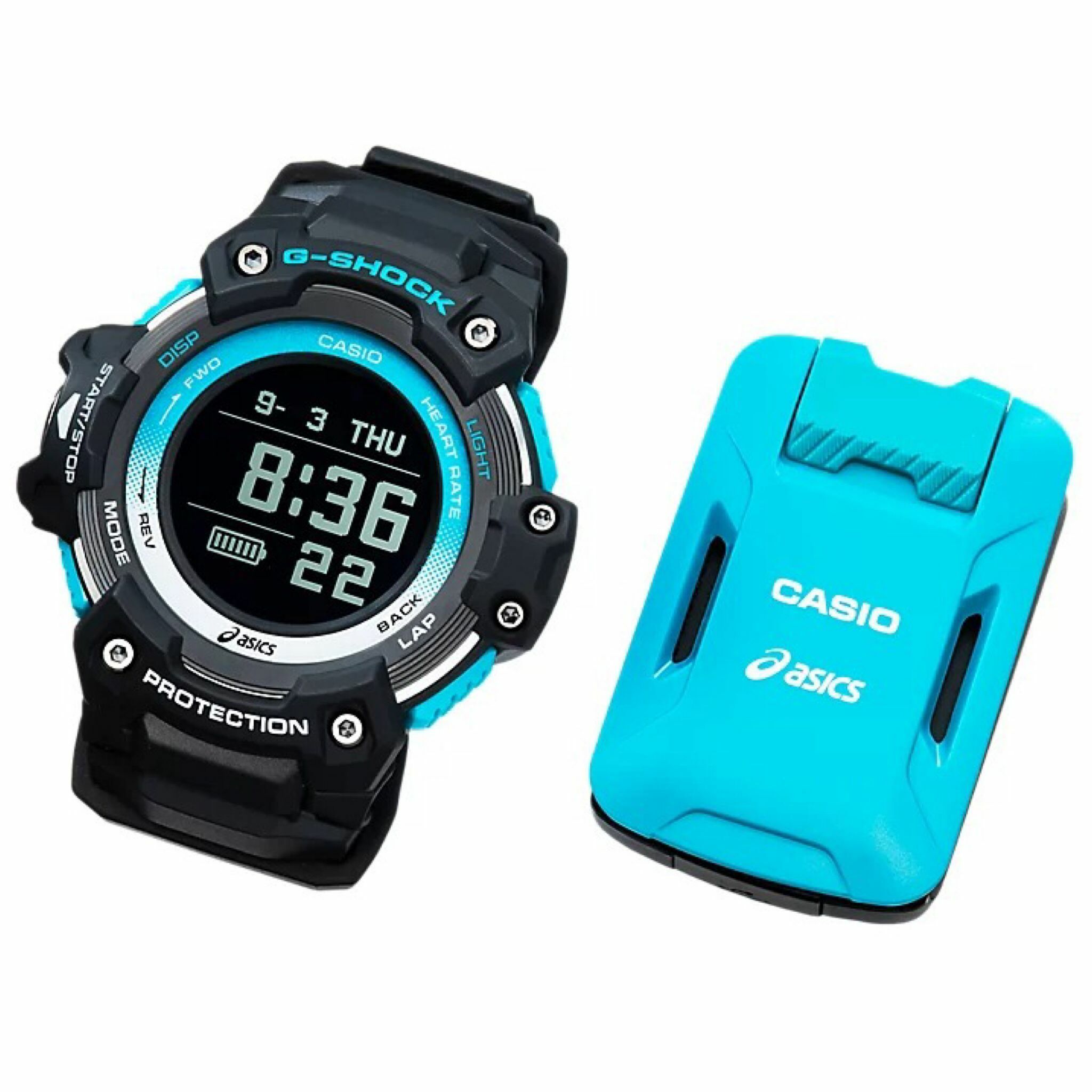 💥 日本直送】ASICS ✖ CASIO GSR-H1000AS-SET G-SHOCK手錶&運動傳感器