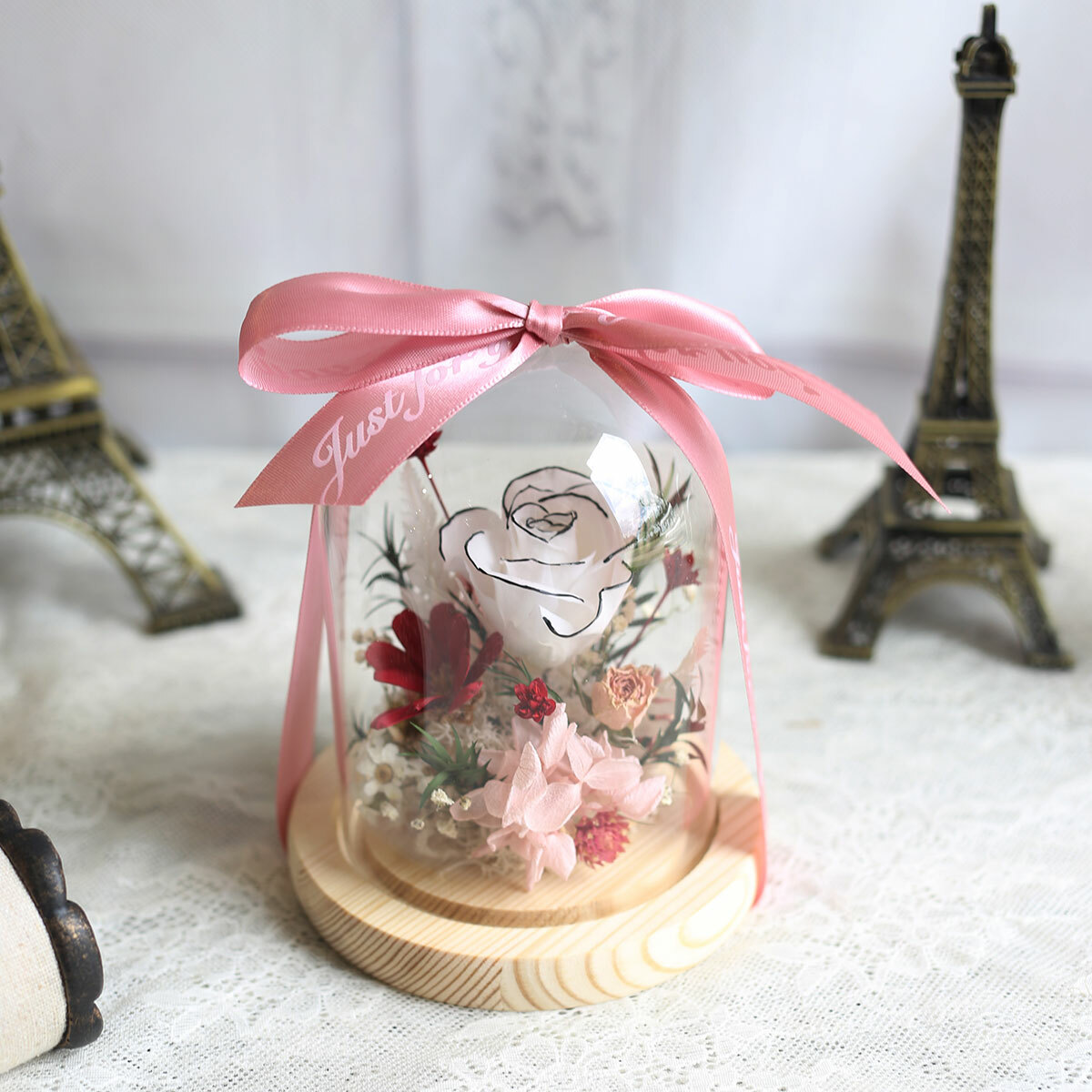 S36｜小香風玫瑰罩盅