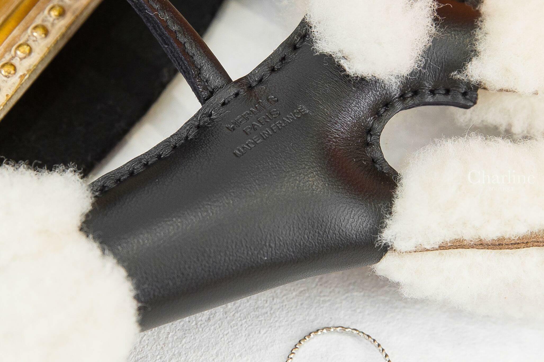 Hermès Hermès Budy Charm 黑色羊毛獵狐梗犬吊飾-Charline Boutique 精品代購