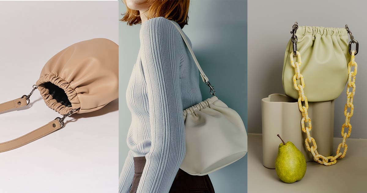 一秒開合的蛋形水桶包Egg Bag mini