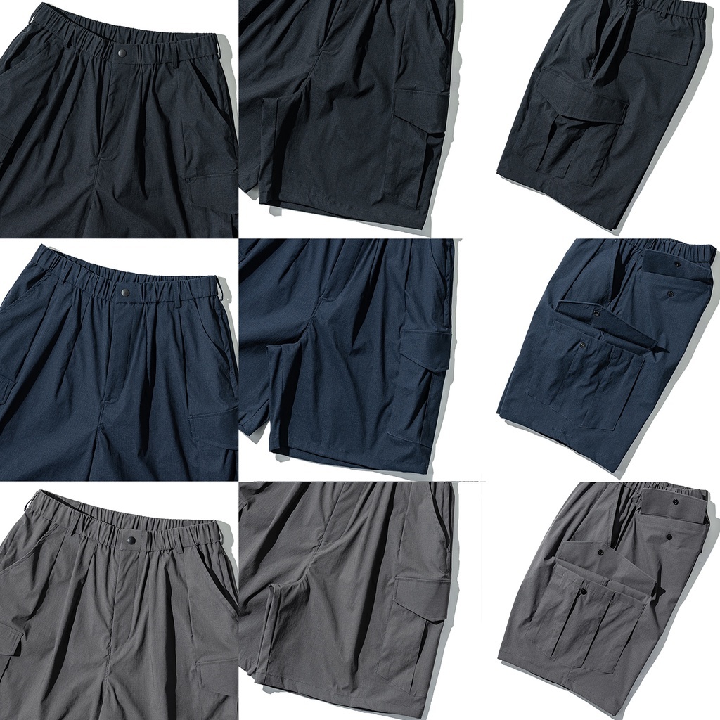JKS A+FU Urban Cargo Shorts 機能 杜邦 Teflon 防潑水 寬鬆 斜口袋短褲【JKSFU2】