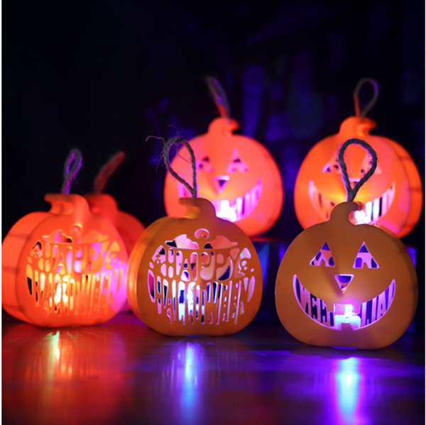 萬聖節七彩LED手提燈 5626D