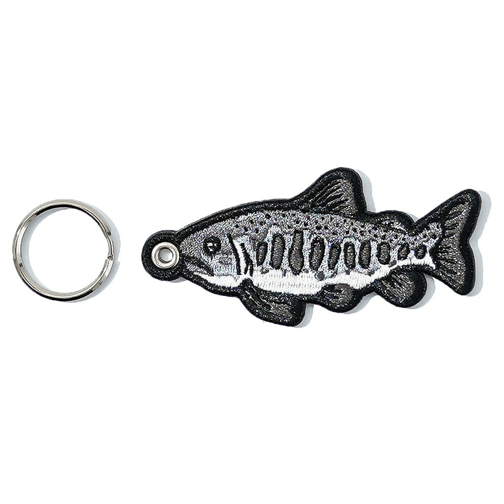 JKS AGILITY Basic Embroidery Keychain 櫻花鉤吻鮭 鮭魚 刺繡 鑰匙圈【4P】