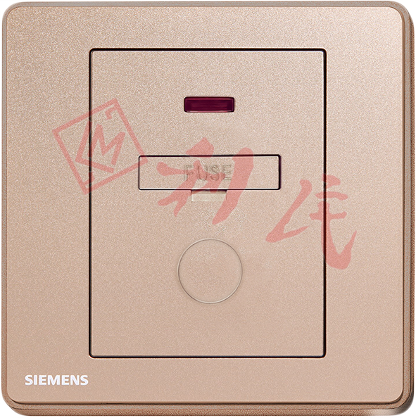 西門子 DELTA®arina 13A 雙極保險菲士接線蘇(帶霓虹燈指示器)(冰川白/玫瑰金/永恆灰/香檳金)