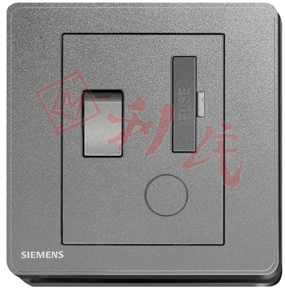 西門子 DELTA®arina 13A 雙極開關保險菲士接線蘇(冰川白/玫瑰金/永恆灰/香檳金)