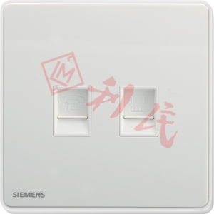 西門子 DELTA®arina 雙位 RJ45 CAT6類電腦插座 (冰川白/玫瑰金/永恆灰/香檳金/型啞黑)