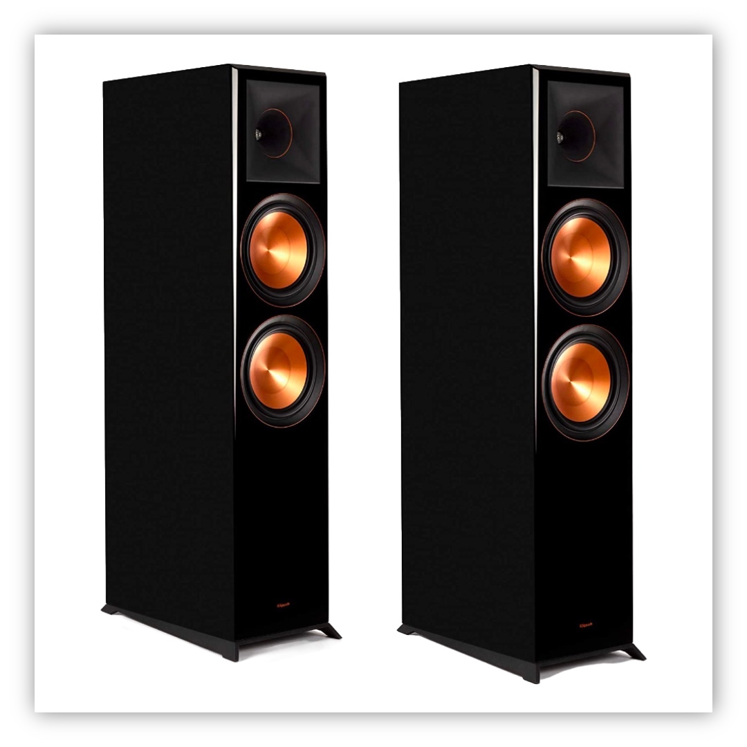 KLIPSCH RP-8000F 落地型喇叭，黑鋼琴色