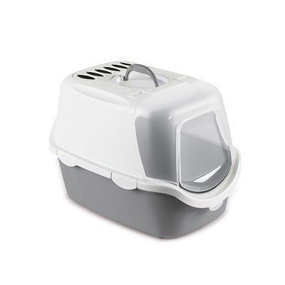 法國Zolux 易潔有蓋貓砂盤- (鋼藍色)  / (灰色)