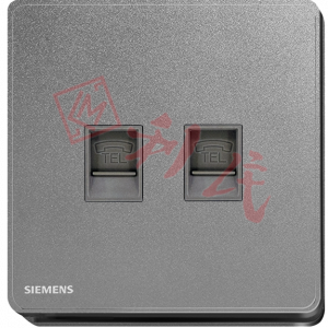 西門子 DELTA®arina 雙位 RJ45 CAT6類電腦插座 (冰川白/玫瑰金/永恆灰/香檳金/型啞黑)