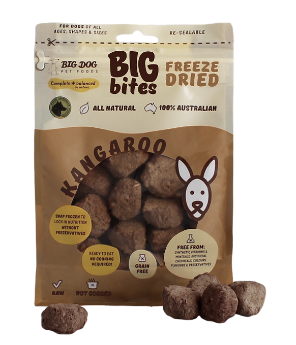 BIGDOG 澳洲野生袋鼠脫水狗糧 490G