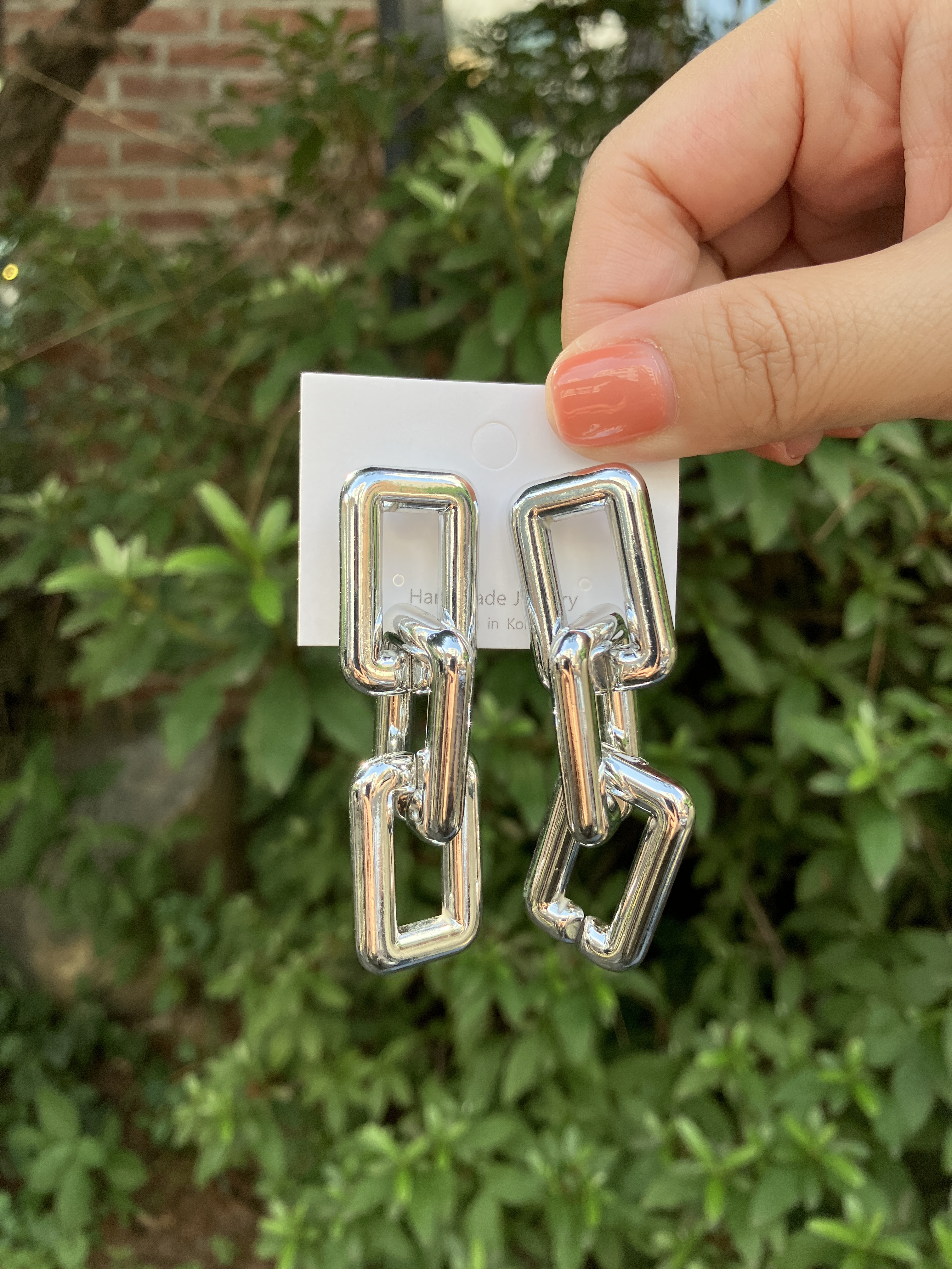 韓國製🇰🇷BIAN EARRINGS E0003 (銀色/金色)