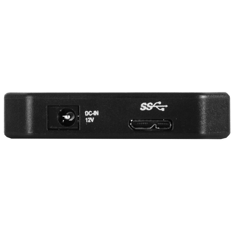 米特3C數位–SilverStone 銀欣 EP02B USB3轉SATA硬碟轉接器 黑色/SST-EP02