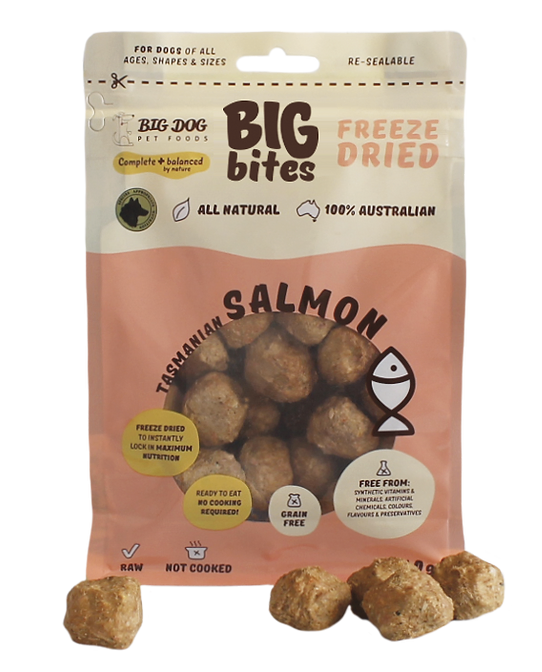 BIGDOG 塔斯曼尼亞三文魚脫水狗糧 490G