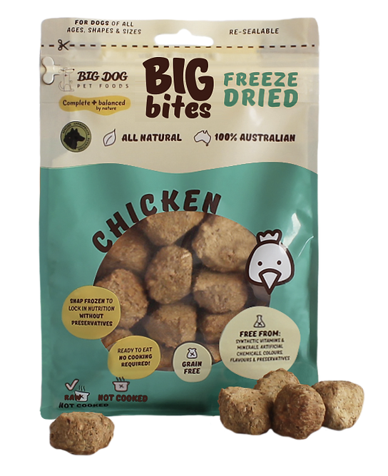 BIGDOG澳洲走地雞脫水狗糧 490G