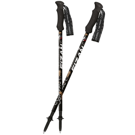 【FIZAN】超輕三節式登山杖 貓咪 2入特惠組