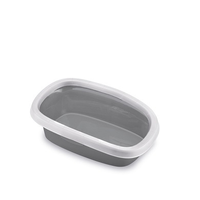 法國 Zolux 簡便貓砂盤 10L- (鋼藍色) / (深灰色)