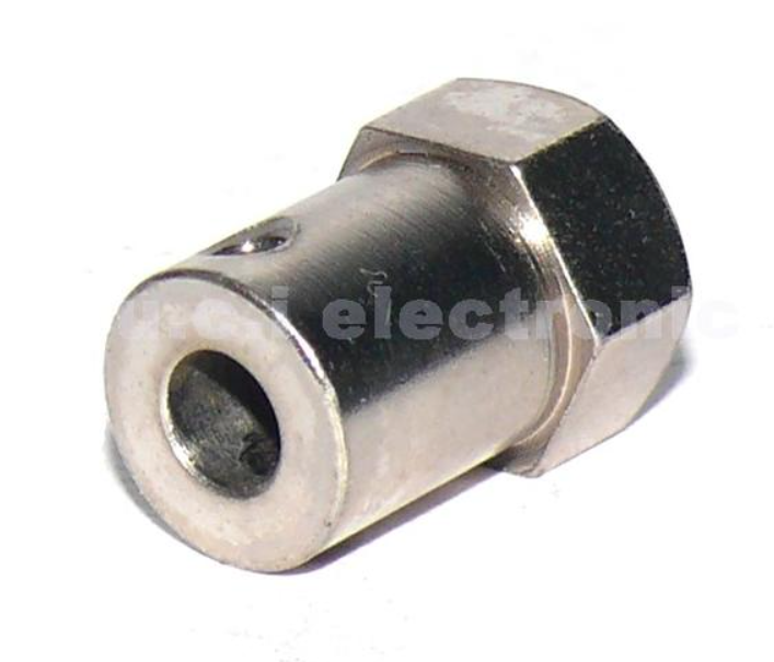 【UCI電子】(C-5-10-11) 六角聯軸器 機器人 智慧小車輪胎連接器 3D印表機