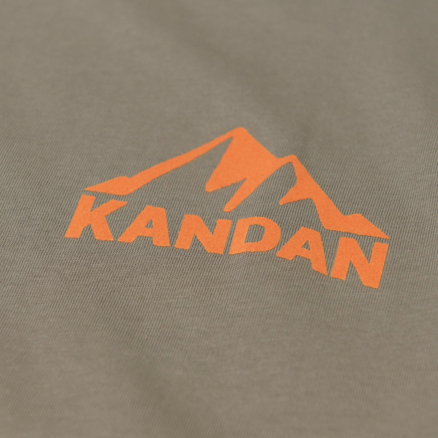 KID ® KANDAN系列 植絨山脈短T 灰