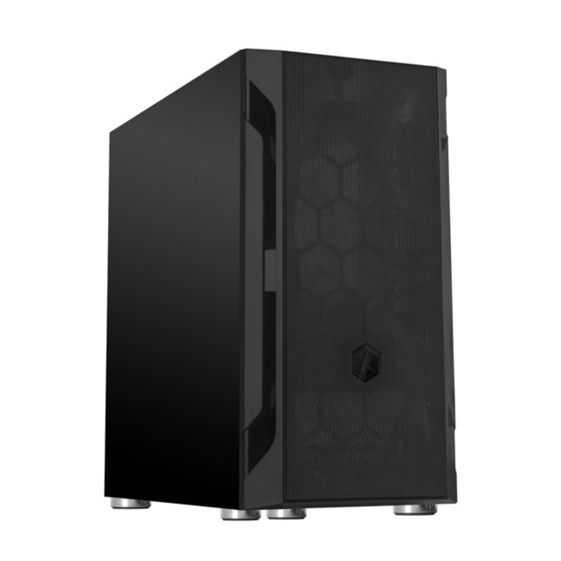 米特3C數位–SilverStone 銀欣 FARA H1M 電競機殼/ATX/黑/鐵側板/SST-FAH1MB