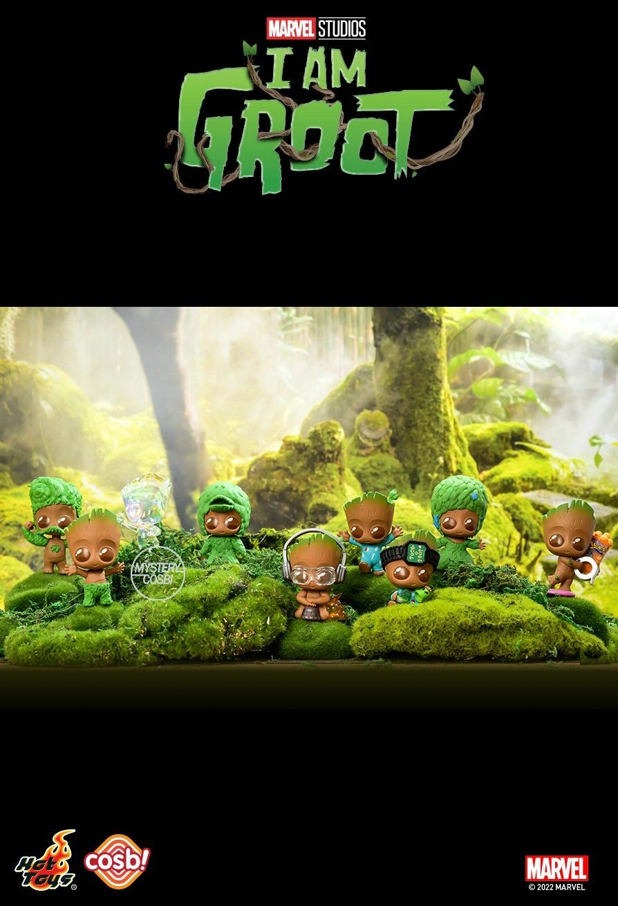 Hot Toys 我是格魯特 - 我是格魯特 Cosbi盲盒公仔套裝 (1套8款)