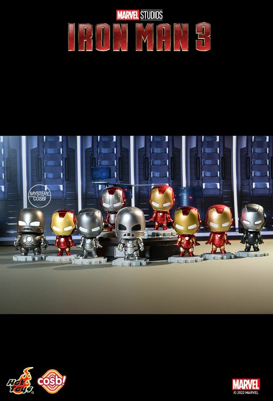 Hot Toys 鐵甲奇俠3 - 鐵甲奇俠Cosbi 盲盒公仔套裝