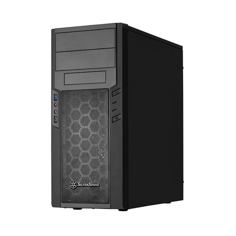 米特3C數位–SilverStone 銀欣 PS13 電腦機殼/黑/SST-PS13B