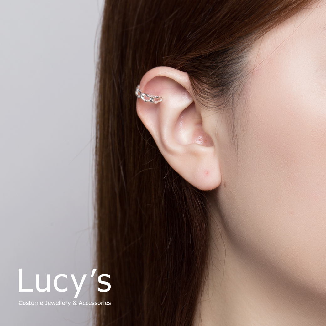 925純銀 小星球 耳骨夾 (95354)