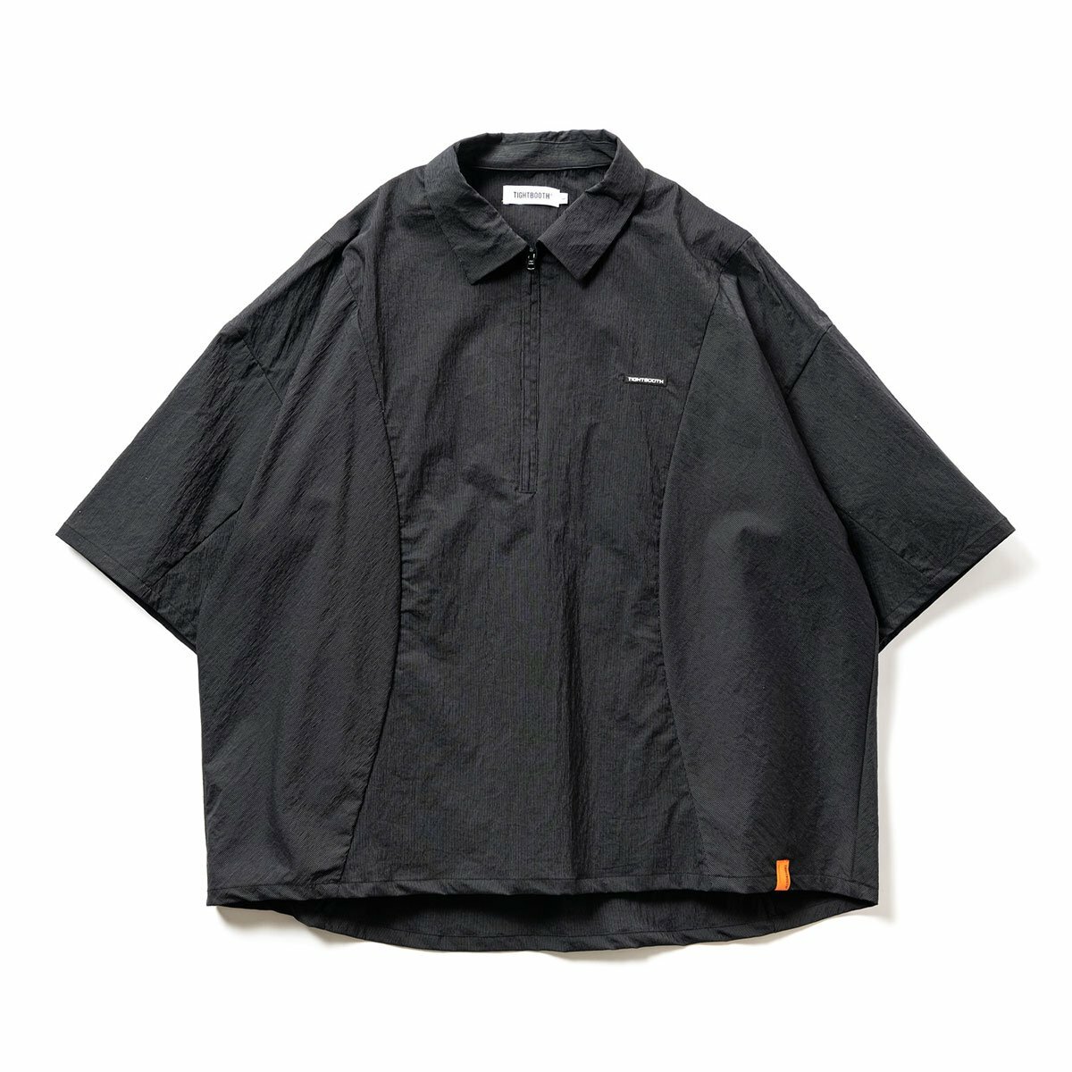 TBPR 22SS PINSTRIPE HALF ZIP SHIRT