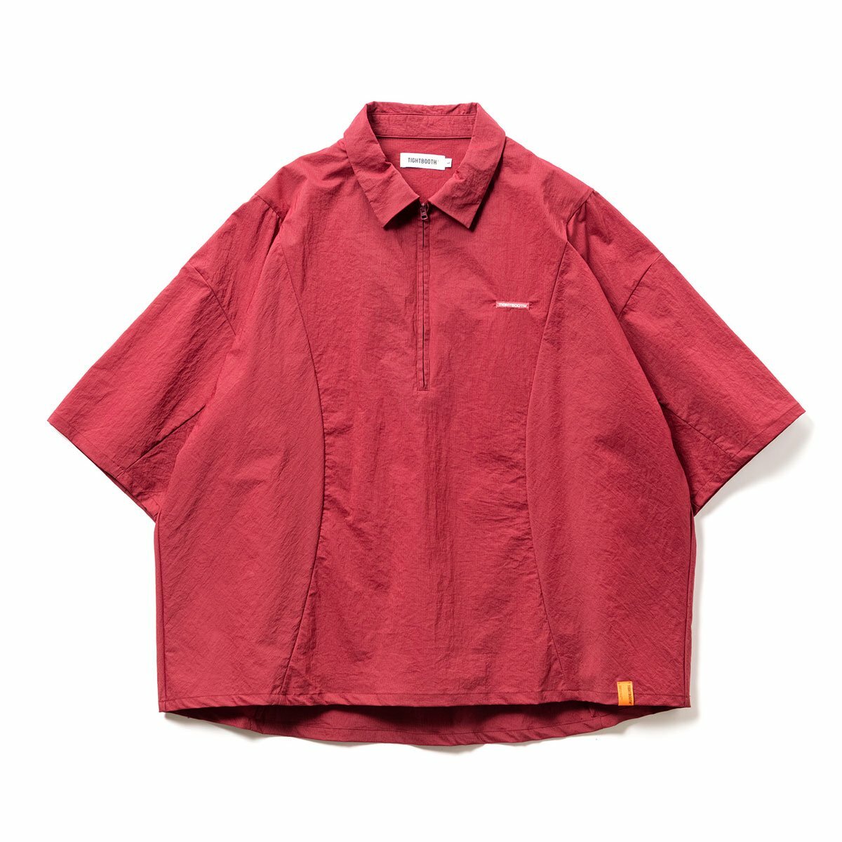 TIGHTBOOTH PINSTRIPE HALF-ZIP SHIRT カーキ 179_529db0cc-ba88-4599-ab25-