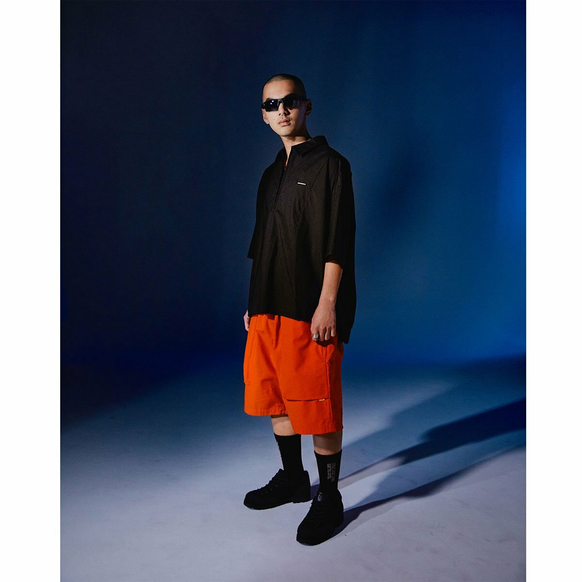 トップス TIGHTBOOTH PINSTRIPE HALF-ZIP SHIRT PINSTRIPE HALF-ZIP SHIRT | TIGHTBOOTH - タイトブース | Specs