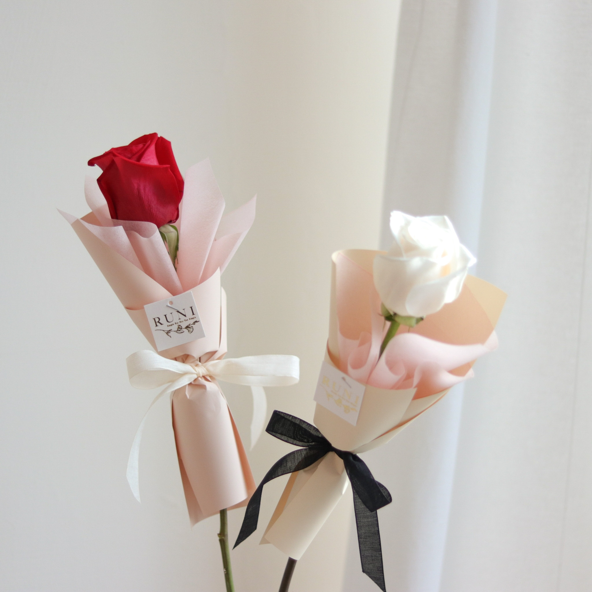 單支玫瑰花束