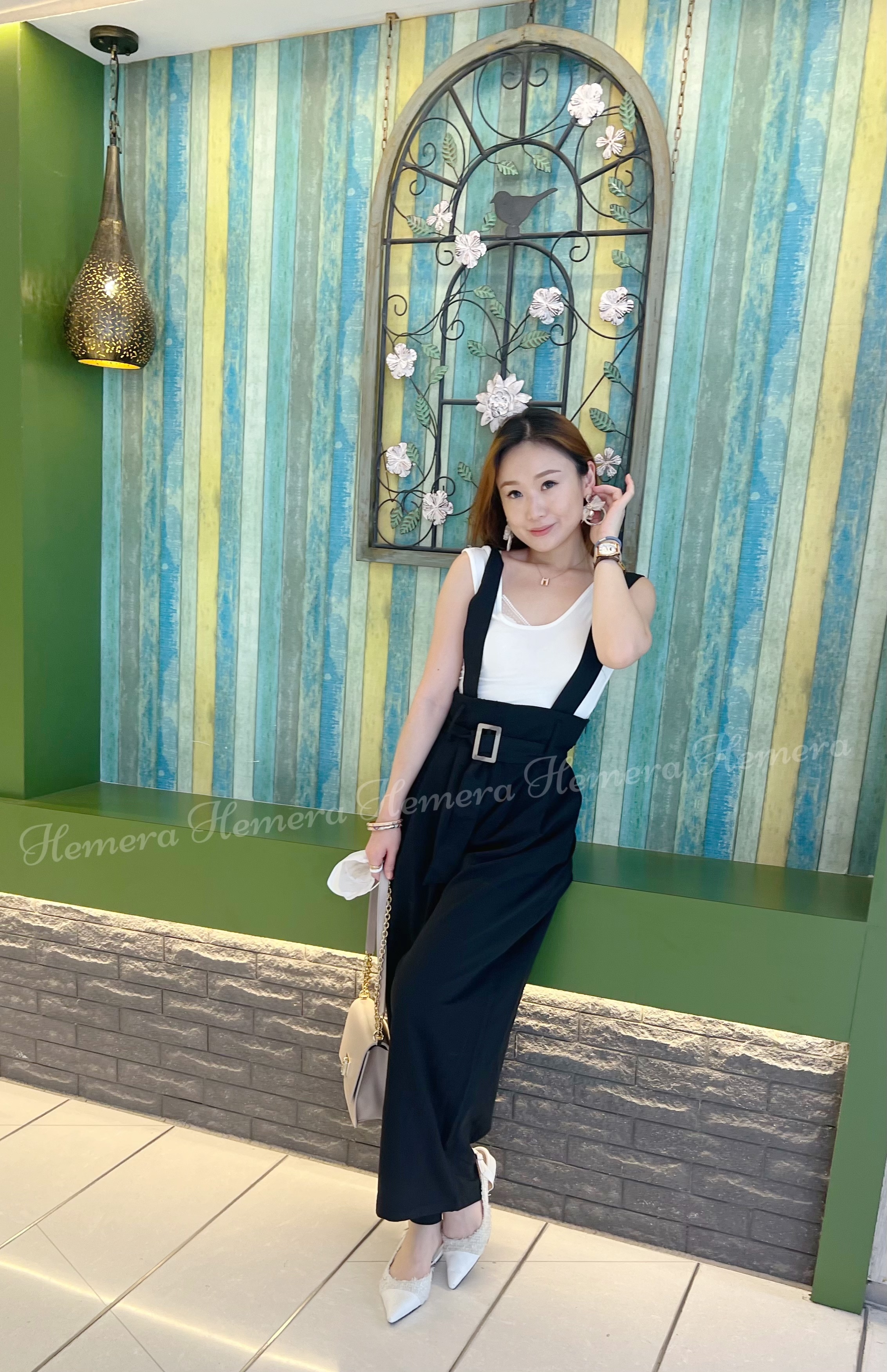 Long Pants with Marble Belt PT22S0731